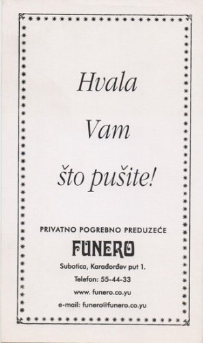 Több ezer ember örömmel fogadta és kirakta ötletes asztali zászlónkat (1995)