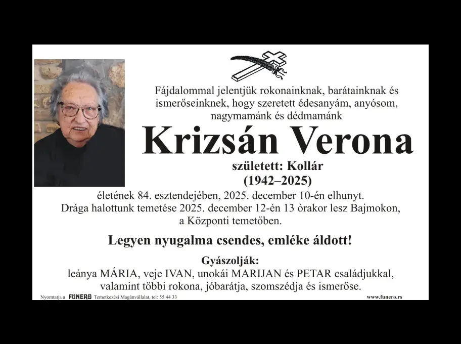 Krizsán Verona