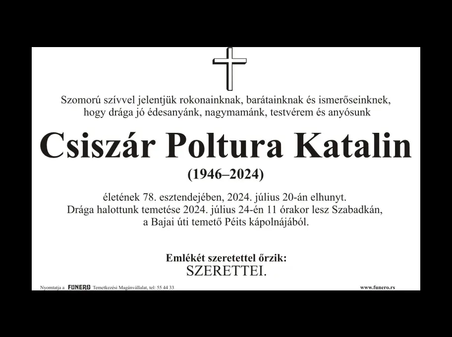 Csiszár Poltura Katalin