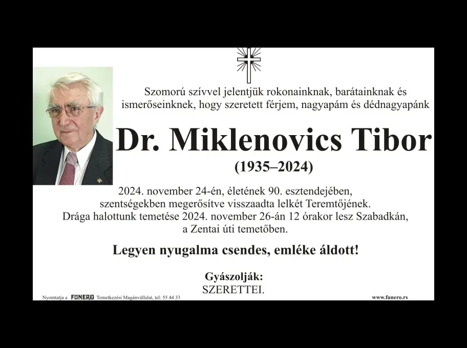 Miklenovics Tibor