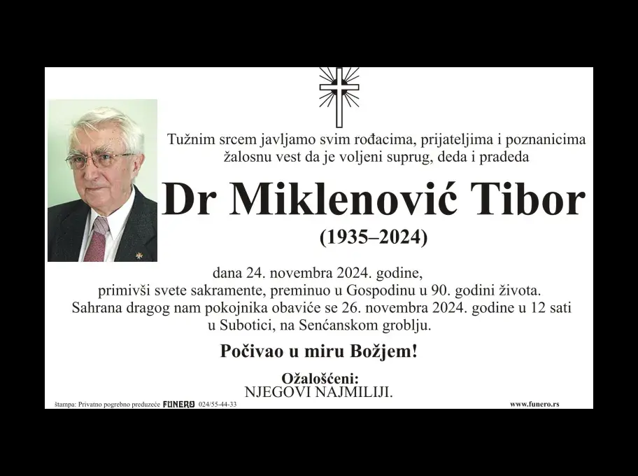 Miklenovics Tibor