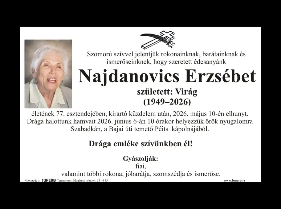 Najdanovics Erzsébet
