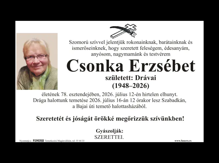 Csonka Erzsébet