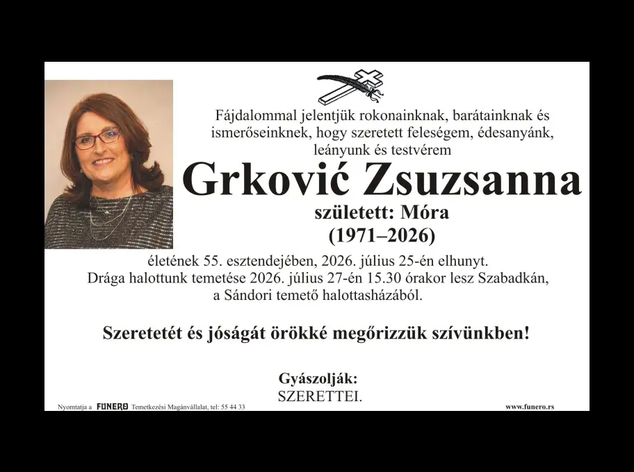 Grković Zsuzsanna