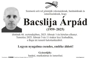 Bacslija Árpád